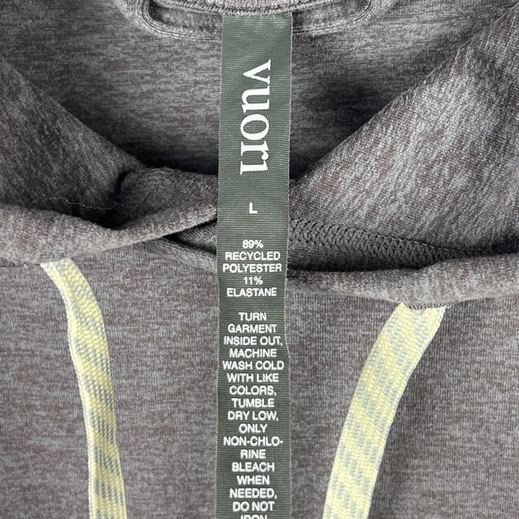 Vuori Halo Performance Hoodie Womens Large Heather Purple VW226 Pullover - Picture 10 of 13